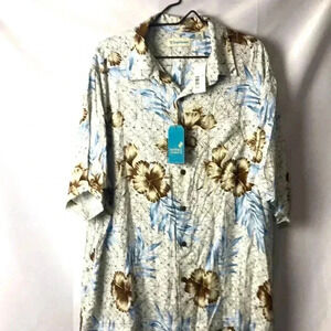 NWT CARIBBEAN‎ MENS SZ 2XB TROPICAL SHIRT